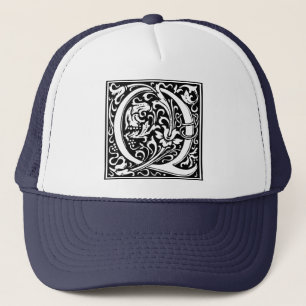 Brev Q Medieval Monogram Art nouveau Keps