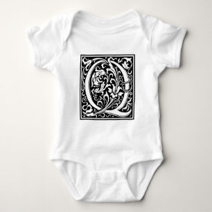 Brev Q Medieval Monogram Art nouveau T Shirt