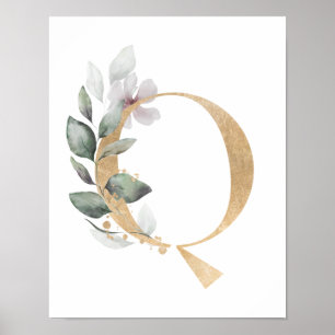 Brev Q Monogram Poster