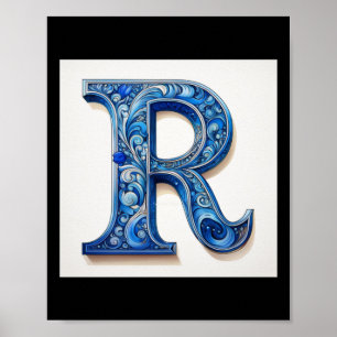 Brev R-2-fästmärke Poster