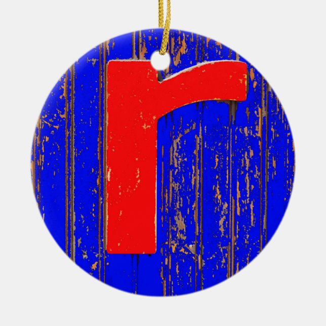 BREV r Julgransprydnad Keramik (Framsidan)