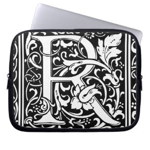 Brev R Medieval Monogram Art nouveau Laptop Fodral