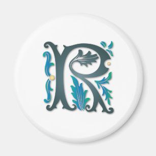 Brev R Monogram Magnet