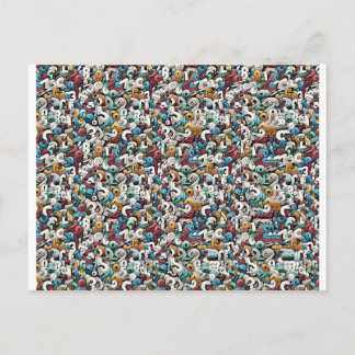 Brev R Stereogram Magic Eye - Inget kuvert Vykort