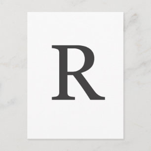 "brev R" Vykort