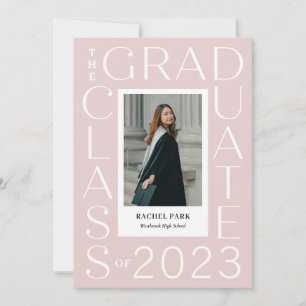 Brev Ram Editable Färg Studenten Inbjudningar