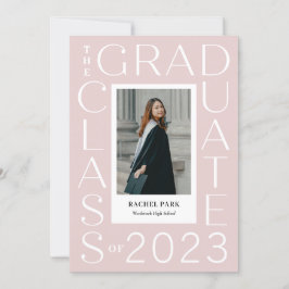 Brev Ram Editable Färg Studenten Inbjudningar