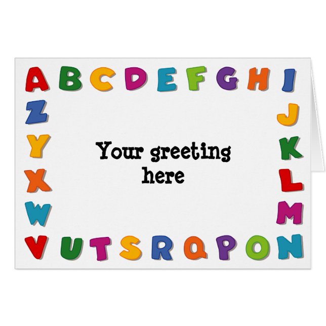 Brev Ramar Hälsningskort (Framsidan Horizontal)