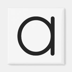 Brev Rubrik "a" Magnet