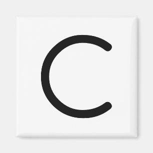 Brev Rubrik "c" Magnet