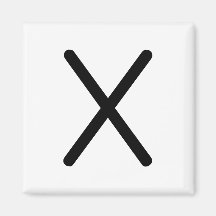 Brev Rubrik "x" Magnet