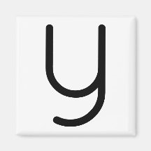 Brev Rubrik "y" Magnet
