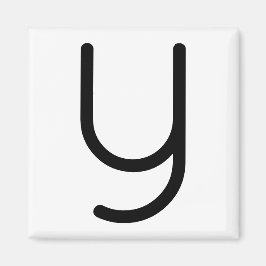 Brev Rubrik "y" Magnet