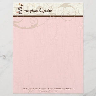 Brev S Cupkaka Business Letterhead Brevhuvud