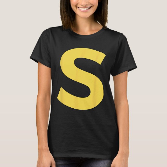 Brev S Funny Group Matching Halloween Costume T Shirt (Framsida)