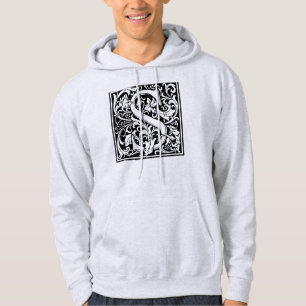 Brev S Medieval Monogram Art nouveau Munkjacka