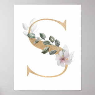 Brev S Monogram Poster