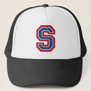 Brev 'S'-monogram Truckerkeps