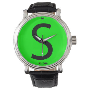 Brev S periodisk bord Armbandsur