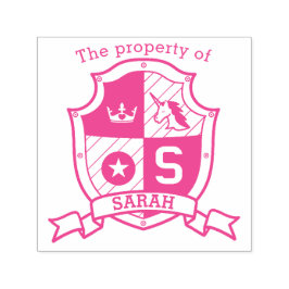 Brev S-vapensköldens eget namn encorn-killar bibli Självfärgande Stämpel