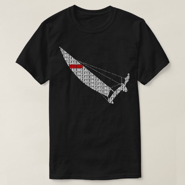 Brev Sailing Catamaran T Shirt (Design framsida)