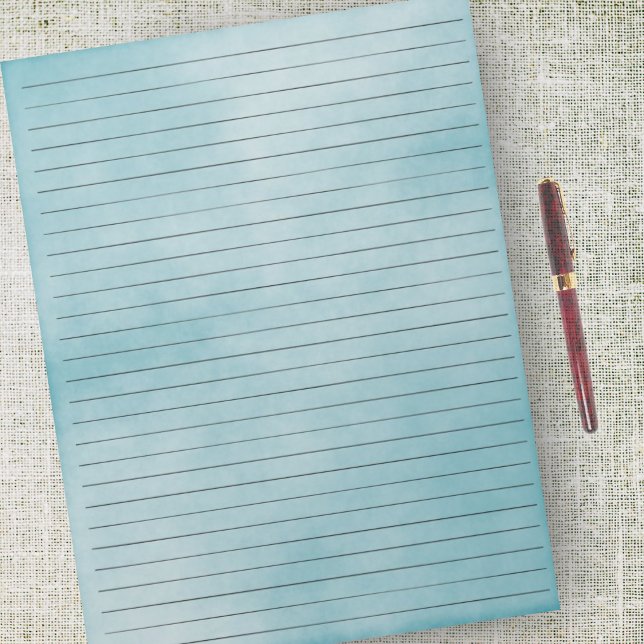 Brev Storlek, svart, bred, linjär Linjer, skalets  Anteckningsblock (Skapare uppladdad)