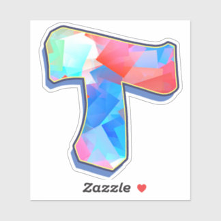 Brev T_ Graffiti Alphabet Brev Klistermärken