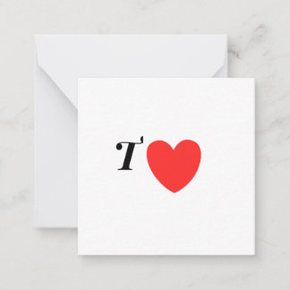 Brev T Hjärta - Alla hjärtans dag Initial Kärleksd Anteckningskort