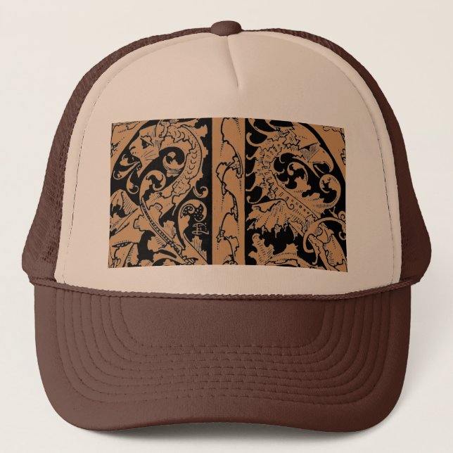 Brev T med Dragons Hat Truckerkeps (Framsida)