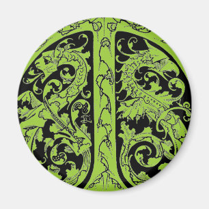 Brev T med Dragons Magnet