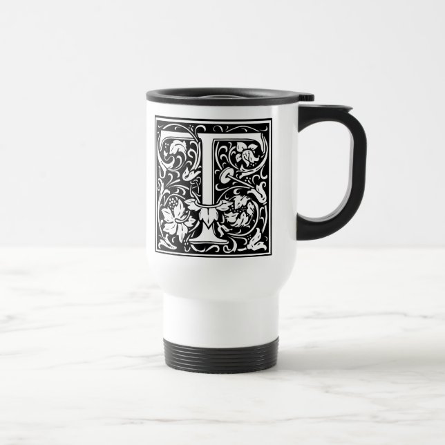 Brev T Medieval Monogram Art nouveau Resemugg (Höger)