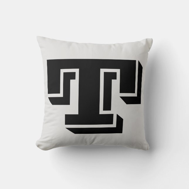 BREV T MONOGRAM PILLOW KUDDE (Framsida)