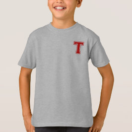Brev T - Ursprungligt Namn Alphabet Monogram Shirt