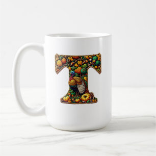 Brev Thanksgiving kalkon stil Kaffemugg
