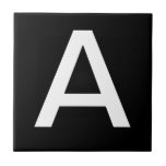 Brev Tiles Kakelplatta<br><div class="desc">Keramiska plattor i brev.  Övre eller nedre plattor fodral brev.  Du anpassar dig med brev eller brev för den keramiska plattan eller mosaiksignalen.  Brev för vädersäkra skyltar,  husnummer.  Vit mot svart bakgrund.</div>