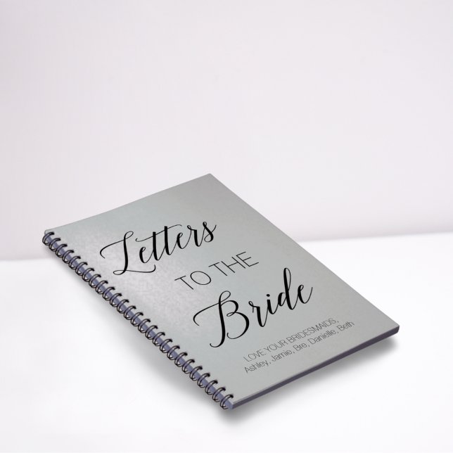 Brev till Bride Bridesmaid Gift for Shower Anteckningsbok (Skapare uppladdad)