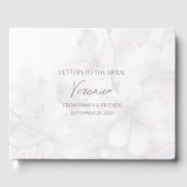 Brev till Bride Keepsakes bärbara handbok Guest Bo Gästböcker