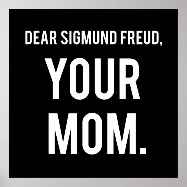 Brev till döda människor: Sigmund Freud Poster (Framsidan)
