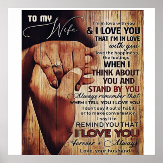 Brev till frun, älsklig gåva, poster