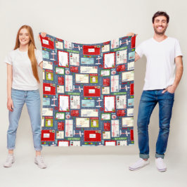 Brev till jul fleecefilt