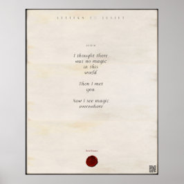 Brev till Juliet Skriv ut 🌹 16/49 Poster