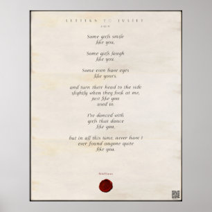Brev till Juliet Skriv ut 🌹 44/49 Poster
