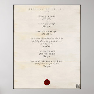 Brev till Juliet Skriv ut 🌹 44/49 Poster