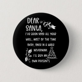 Brev till juljulklapp i Julafton Knapp