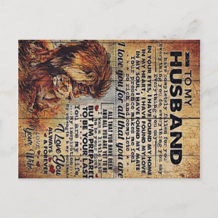 Brev till Make   Gåvande gåva till min man Meddelande Vykort