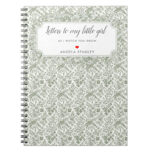 Brev till min lilla flicka Elegant New Mor Gift Anteckningsbok