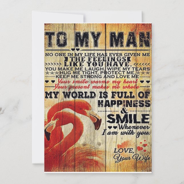 Brev till min Make | Loful Gift Julkort (Framsida)