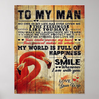 Brev till min Make | Loful Gift Poster