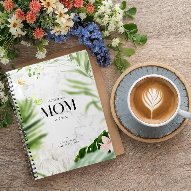 Brev till min mamma i himlen | Minnesjournal Anteckningsbok (Skapare uppladdad)
