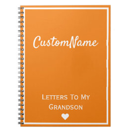 Brev till min morson Journal Anteckningsbok